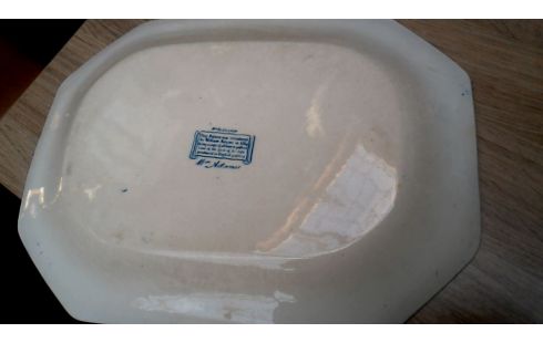 PLATO ADAMS BLANCA AZUL