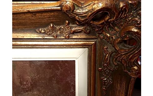 HUILE SUR TOILE BEGUINAGE