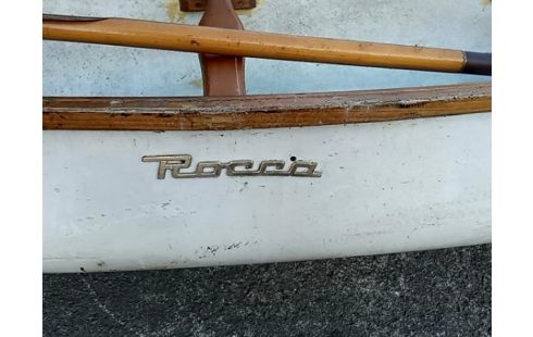CANOE ROCCA + PAGAYE POLYESTER ET BOIS