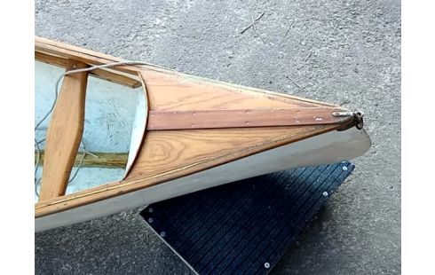 CANOE ROCCA + PAGAYE POLYESTER ET BOIS