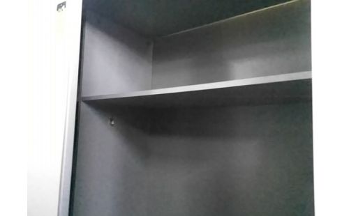 ARMOIRE 2P COULISSANTES BLANCHES