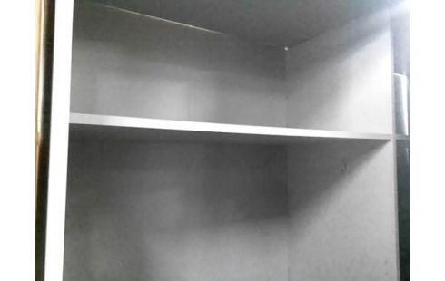 ARMOIRE 2P COULISSANTES BLANCHES