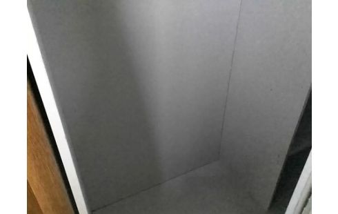 ARMOIRE 2P COULISSANTES BLANCHES