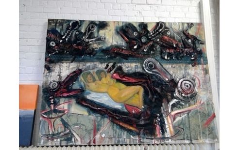 HUILE SUR TOILE GRAND FORMAT