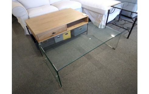 TABLE BASSE VERRE