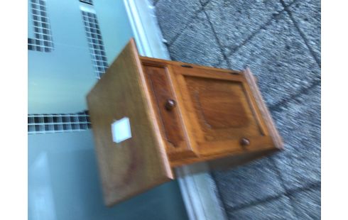 CHEVET CHENE MOYEN 1 PORTE 1 TIROIR