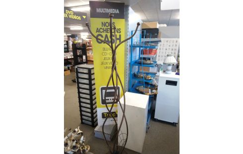 PORTEMANTEAU PERROQUET METAL