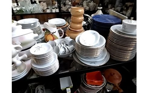 SERVICE BLÉ VAISSELLE PORCELAINE DE BAVIÈRE