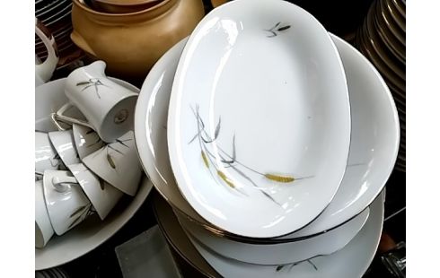 SERVICE BLÉ VAISSELLE PORCELAINE DE BAVIÈRE