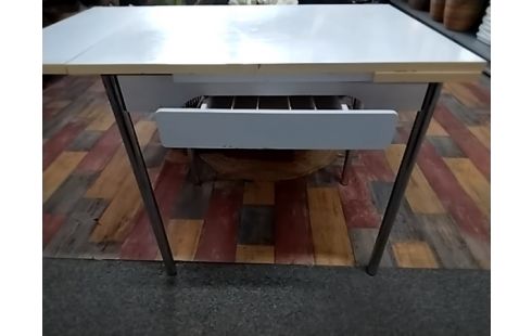 TABLE Cuisine Blanche 2allonges