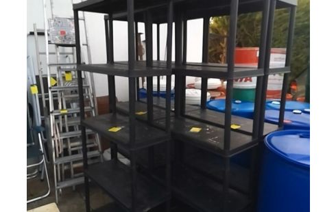 ETAGERE PLASTIQUE NOIRE