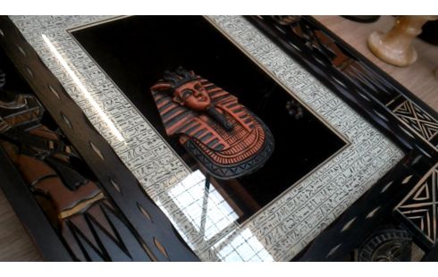 RAHMEN 1 ÄGYPTISCH, , HOLZ