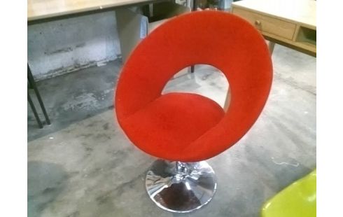 FAUTEUIL TISSU ROUGE