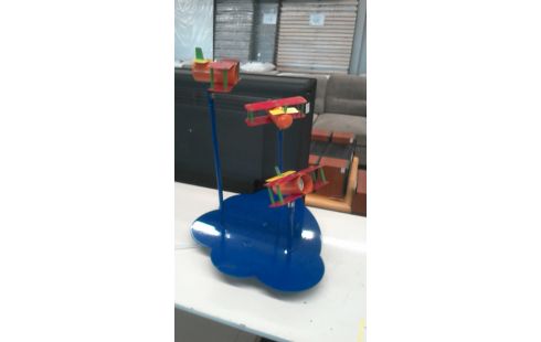 PLAFONNIER  METAL  AVIONS