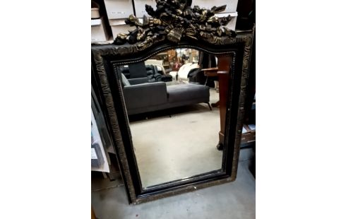 MIROIR NOIR ET OR