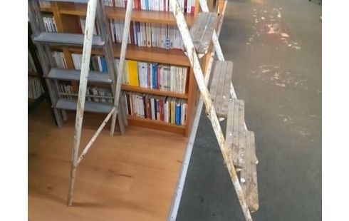 ESCABEAU 5 MARCHES BOIS ET FER