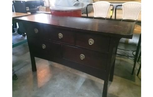 BUFFET 5 TIROIRS EN L'ETAT STYLE JAPONAIS