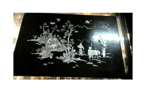 CUADRO ESTILO ASIÁTICO NÁCAR