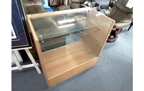 VITRINE 2 ÉTAGÈRES (SANS FOND)