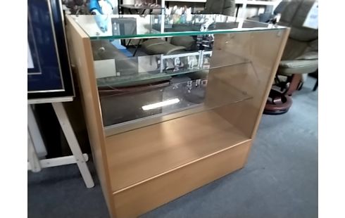 VITRINE 2 ÉTAGÈRES (SANS FOND)