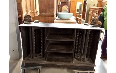 MEUBLE bois exotique