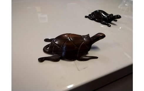 DECORATION TORTUE EN BOIS