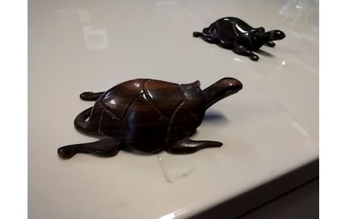 DECORATION TORTUE EN BOIS