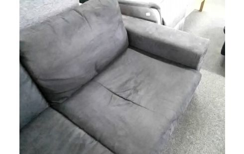 CANAPE 2P TISSU GRIS