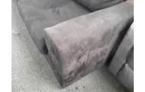 CANAPE 2P TISSU GRIS