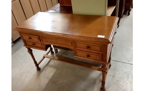 BUREAU/console chene 4 tiroirs