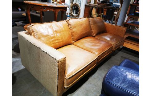 CANAPE 3 PLACES MAISON DU MONDE DÉCOLORATION SUR LA GAUCHE