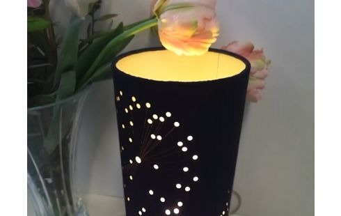 LAMPE A POSER TISSU NOIR IKEA