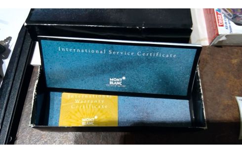 STYLO MONTBLANC + CERTIFICAT