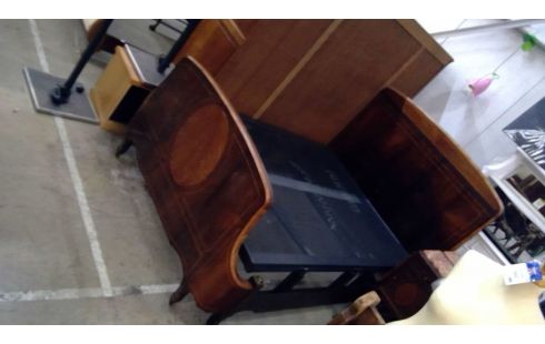 2PERS BED ARTDECO AUPING/2NACHTKAST