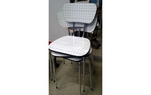 STOELEN VINTAGE 3 STUKS