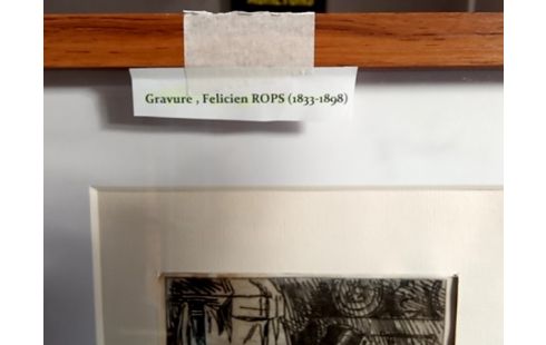 Compre la oportunidad de GRAVURE FELICIEN ROPS - Profondeville | Troc.com