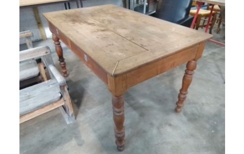 TABLE BUREAU BOIS 2 TIROIRS