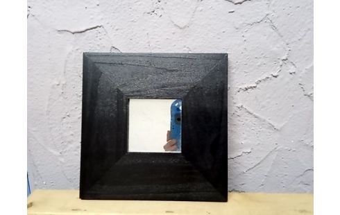 MIROIR CARRE NOIR PM