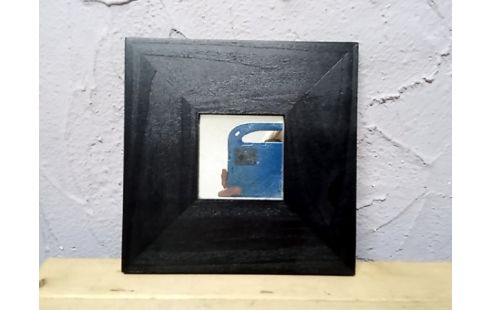 MIROIR CARRE NOIR PM
