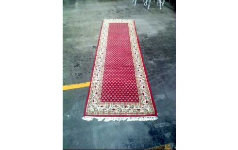 TEPPICH LÄUFER ROT-BEIGE ORIENTALISCH