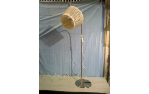 STEHLAMPE SCHIRM STOFF GESTREIFT BUNT