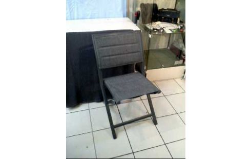 GARTENSTUHL GRAU <GARDENLINE> KLAPPBAR