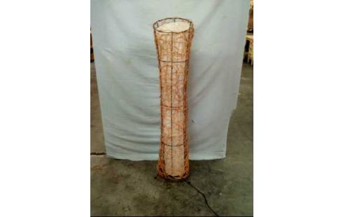 STEHLAMPE RATTAN METALLGESTELL