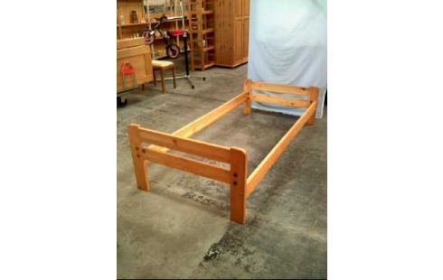 BETT OHNE LATTENROST HOLZ HELL