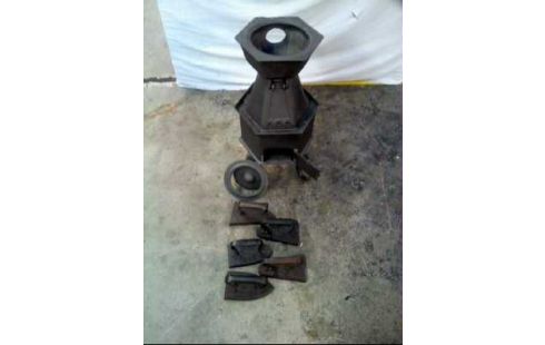 SCHNEIDEROFEN ANTIK 5-BÜGELEISEN GUSSEISEN