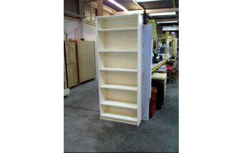 REGAL WEIß 6-EBEN. HOLZ