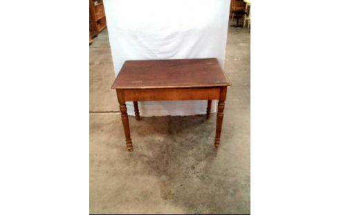 TISCH HOLZ DUNKEL 1 SCHUBLADE RECHTECKIG