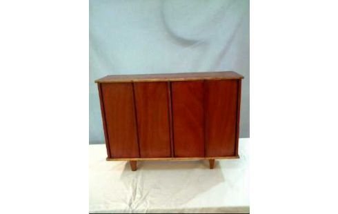 MINIATUR KOMMODE HOLZ 4-TÜREN 6-EBENEN