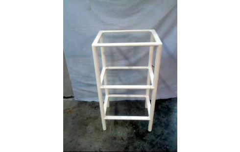 REGAL KUNSTSTOFF 3-EBENEN GLAS WEISS