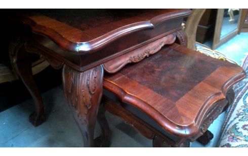 CREDENCE SET RONCE D'ACAJOU LOUPE D'ORME